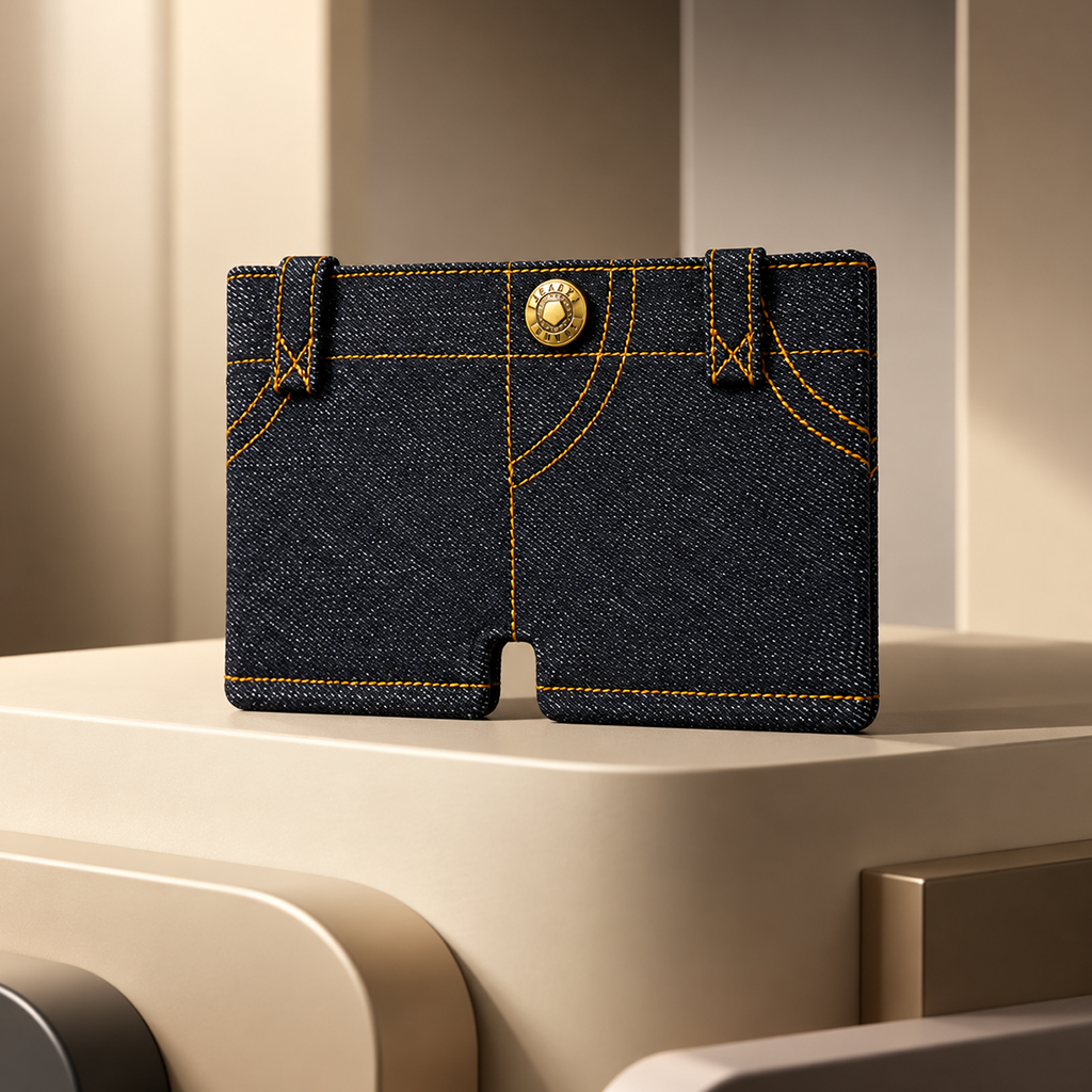 GenZ Pouch | Jeans Style Wallet – Classic Black