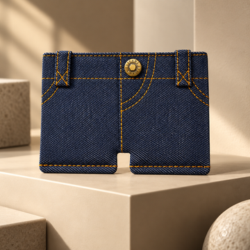 GenZ Pouch | Jeans Style Wallet – Denim Blue